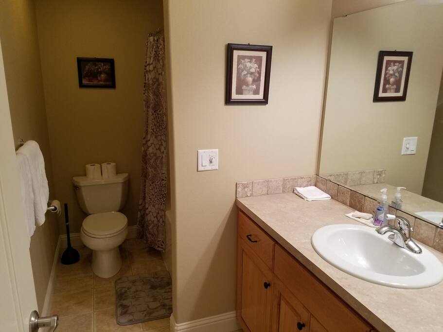 Full bathroom upstairs