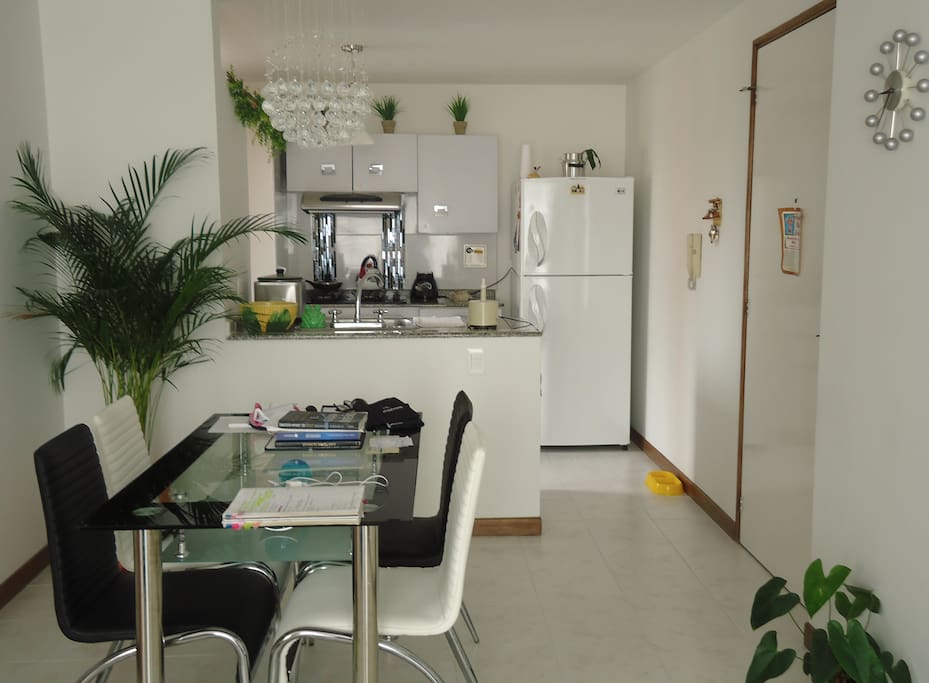 Kitchen and dining room