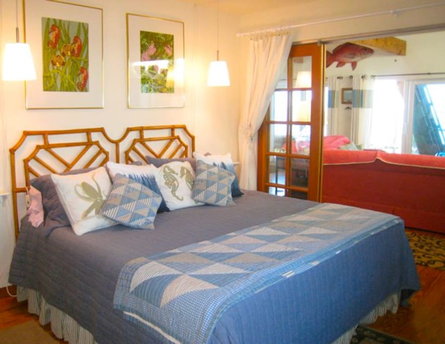 Master bedroom with ensuite bathroom