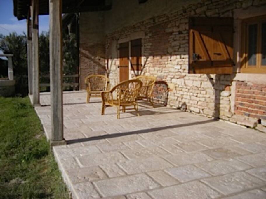 Terrasse couverte