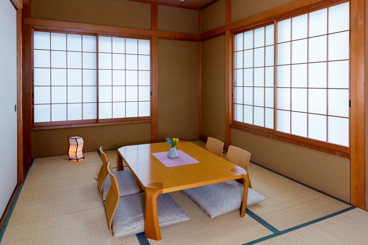 親しみやすい和室。与祖父母一起。