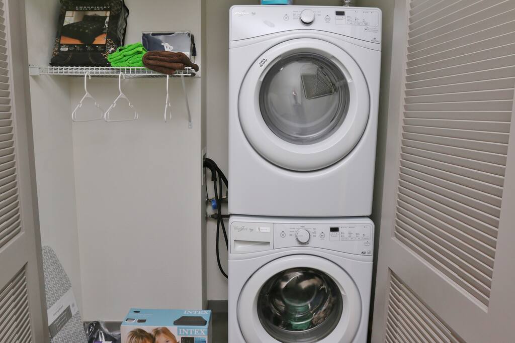 Free washer and dryer in unit!