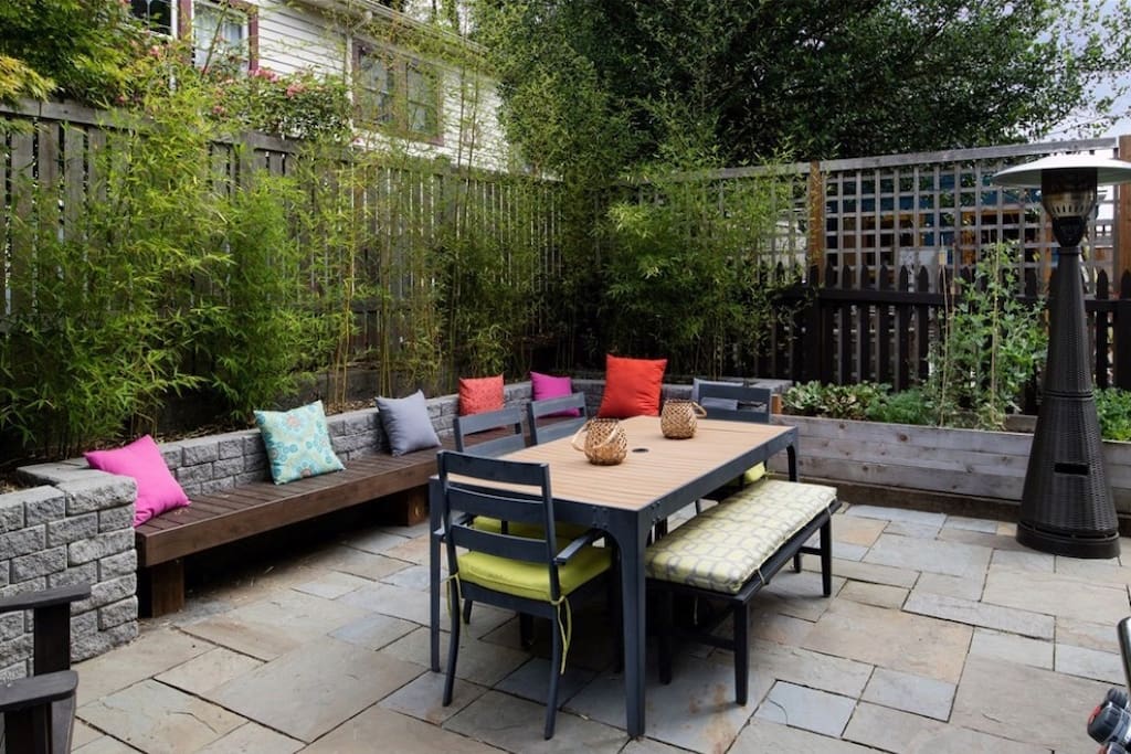 Access to backyard patio, patio heater, and grill available at mutual agreeable times with owners