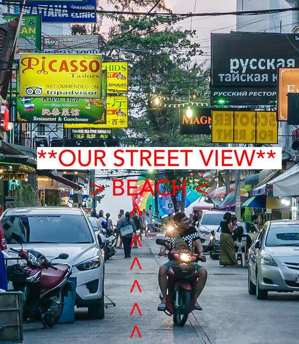 50m to Patong beach