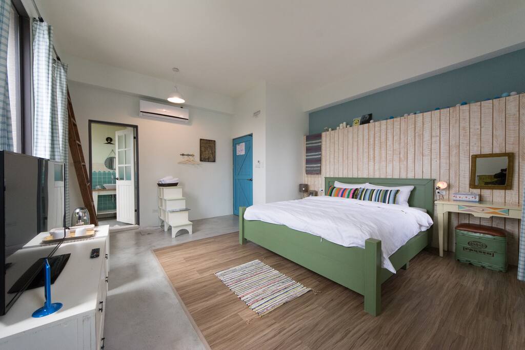Ocean Blue Bedroom