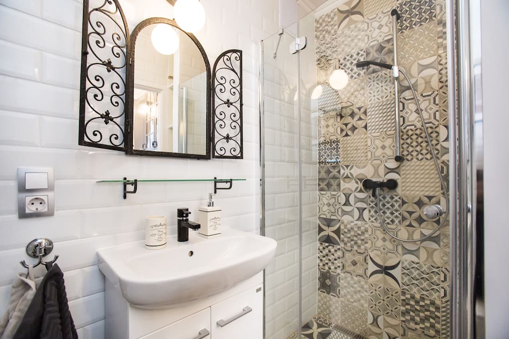 bathroom with shower