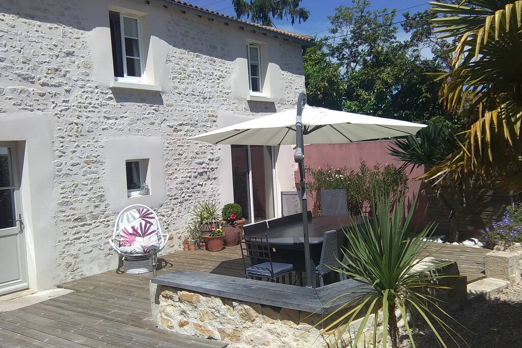 terrasse ensoleillée