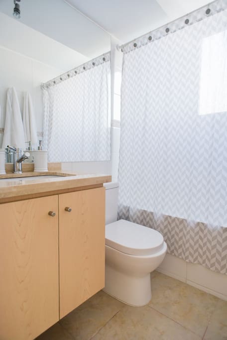 Baño del departamento (cuenta con 2)