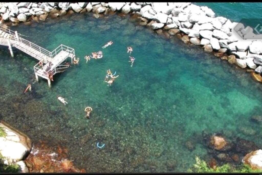 Piscina Natural, visão aerea
