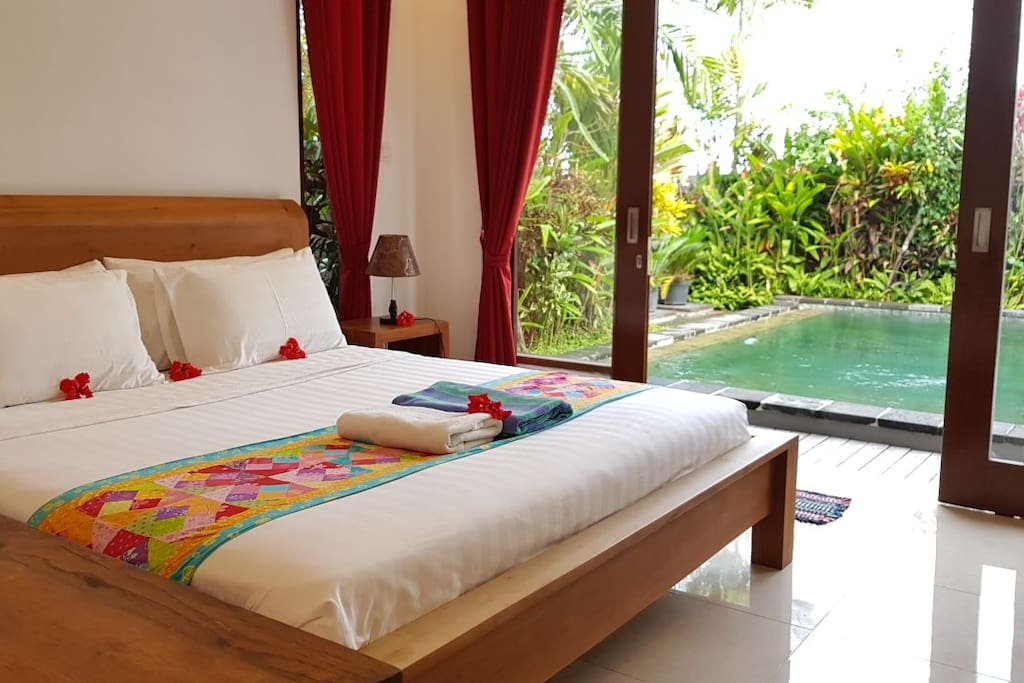 Both Bedroom Access and View to Pool