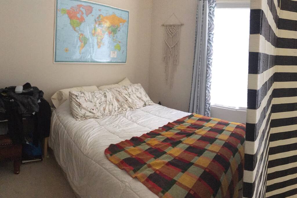 Comfy bed area