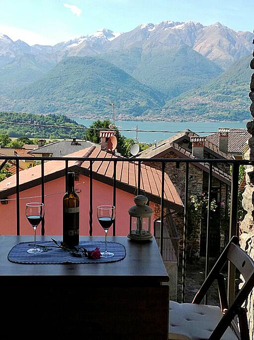 Terrazzo vista lago