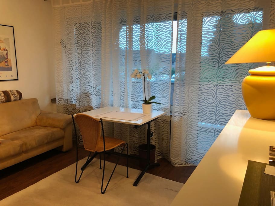 Blick auf den Balkon