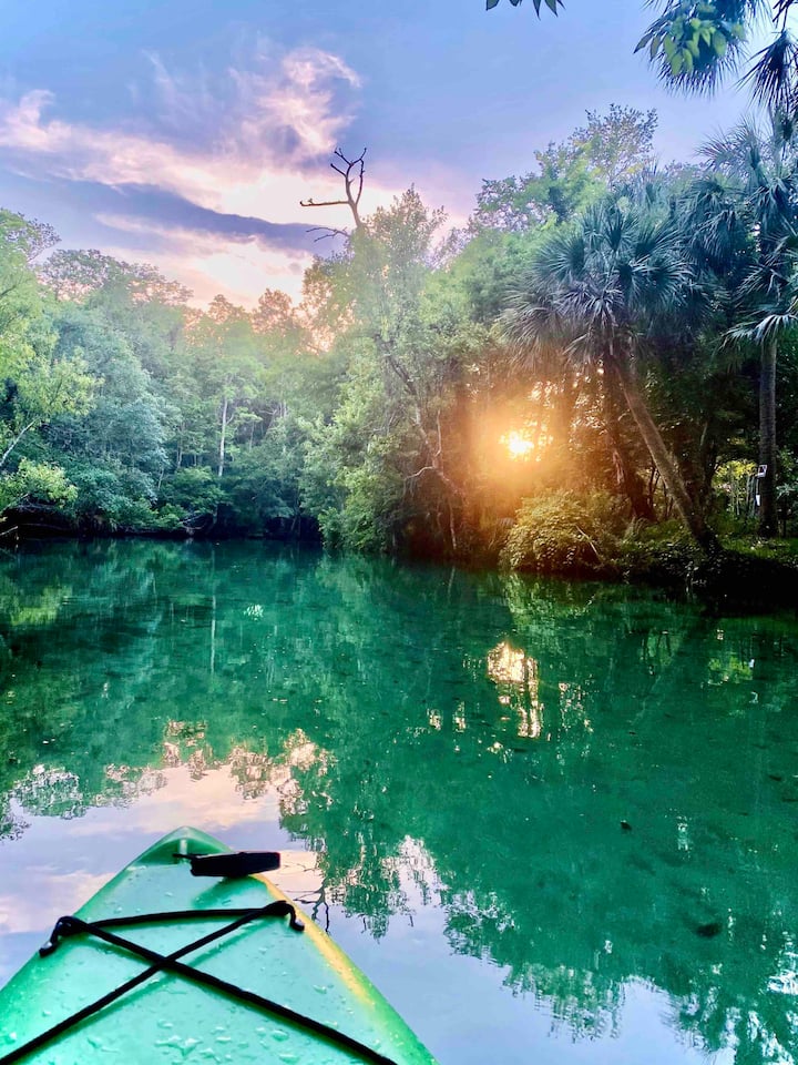 Kayak Kottage waterfront, kayaks, bikes, dockage Cottages for Rent