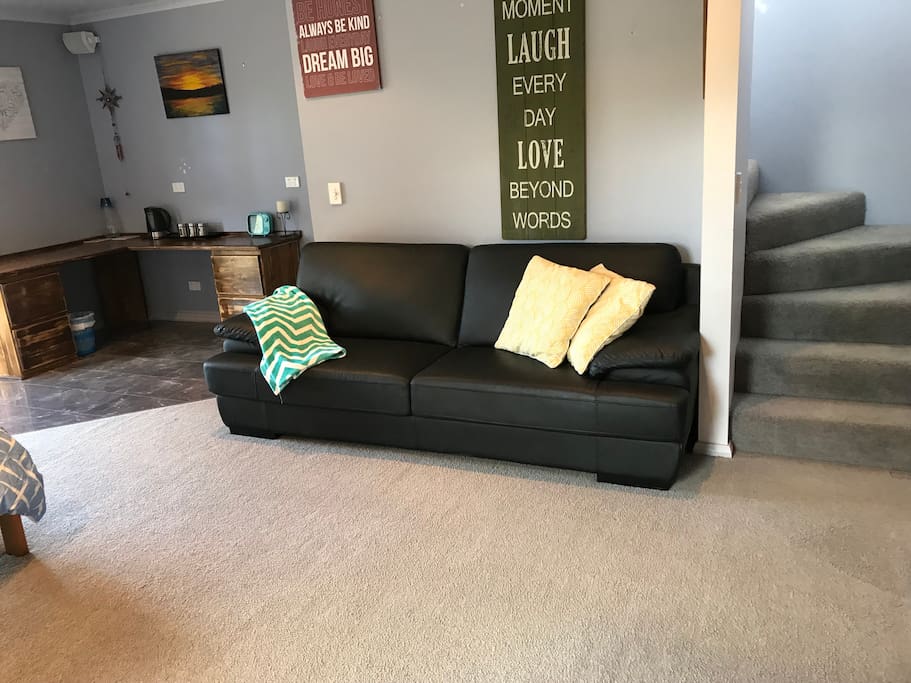 Downstairs lounge/ bedroom