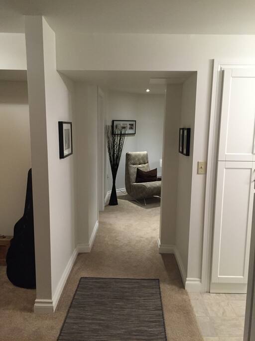 Entry to suite