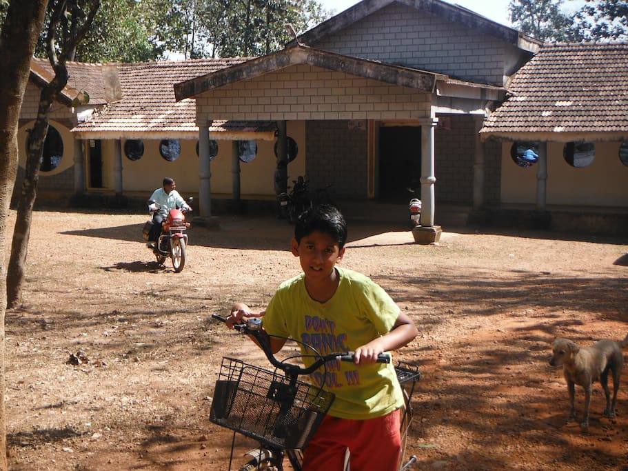 Outside the stay place