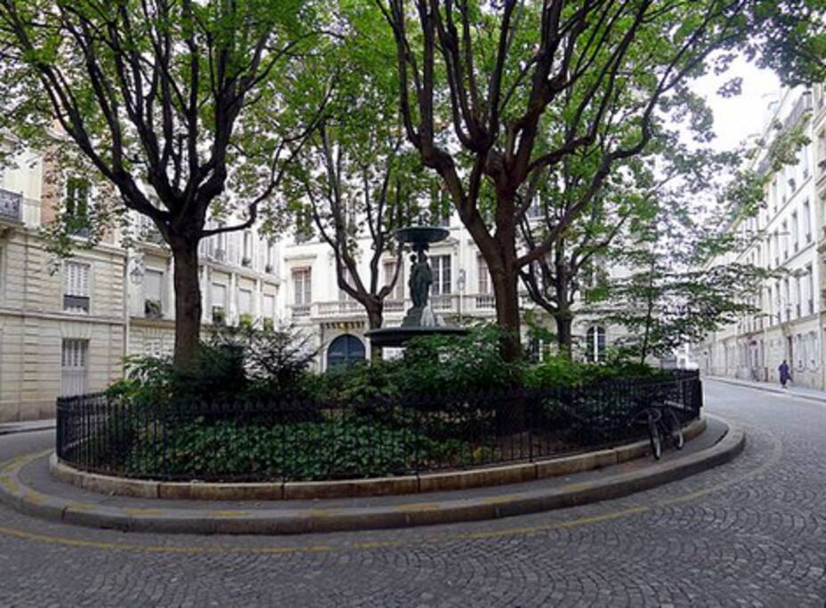 Charming and quiet square
