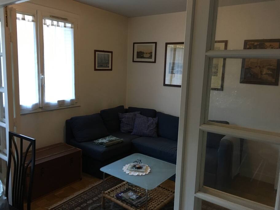 Or relax in the sofa in the living-room