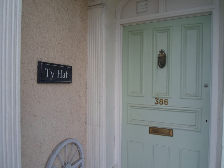 Georgian porch and old door