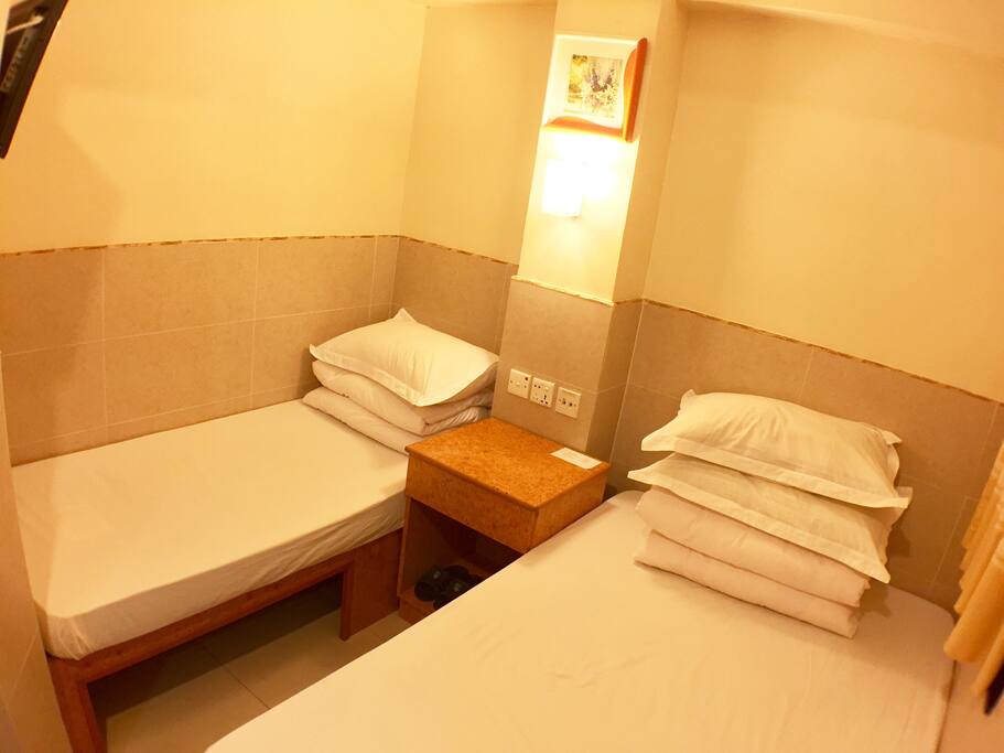 Family Room suitable with one double bed and one single bed