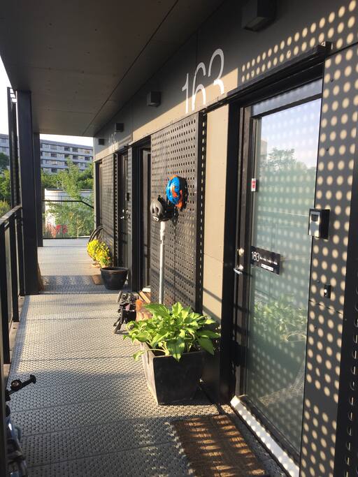 Front-door to apartment 163