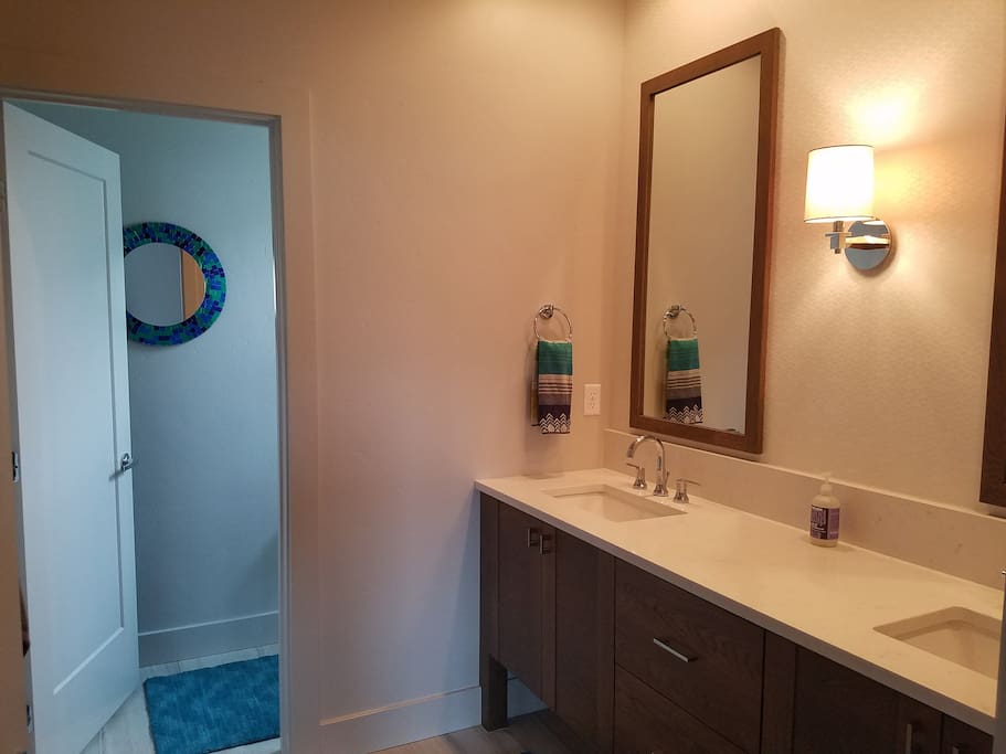 Master Bathroom with large walk in shower