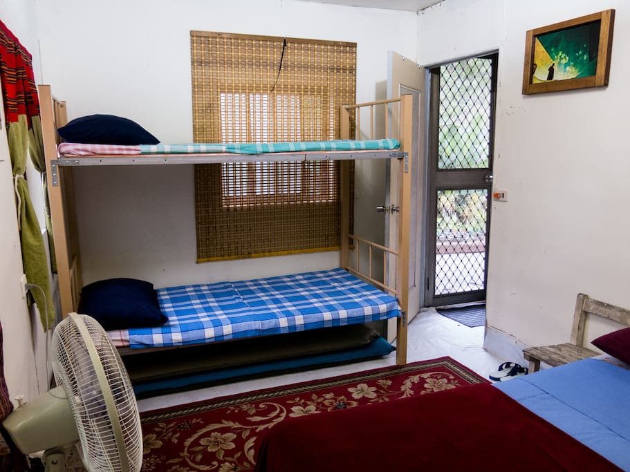 Bunk bed in the room