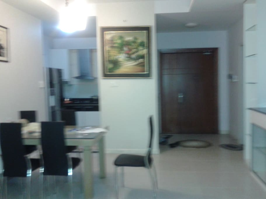 Common living and dining area