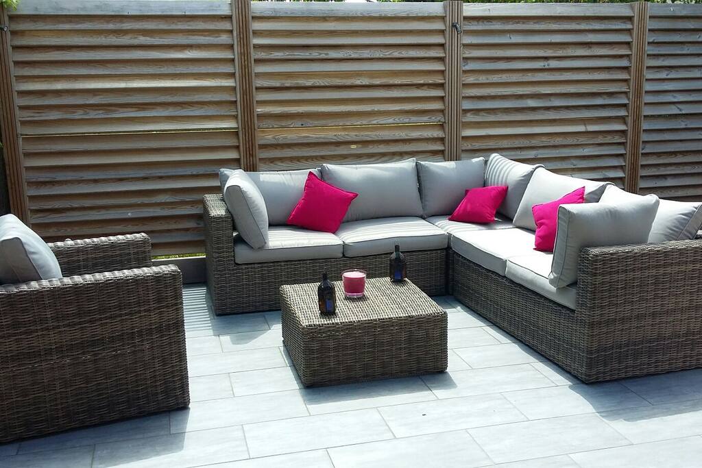 salon de jardin, coin détente