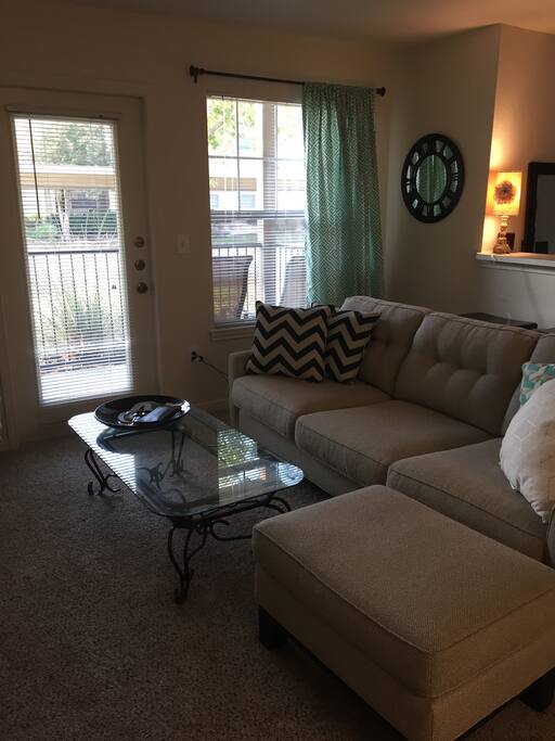 Small Living Area with Couch and Patio