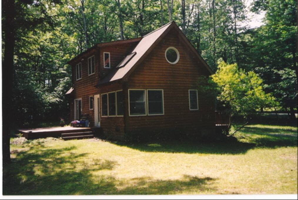 Side view of house.