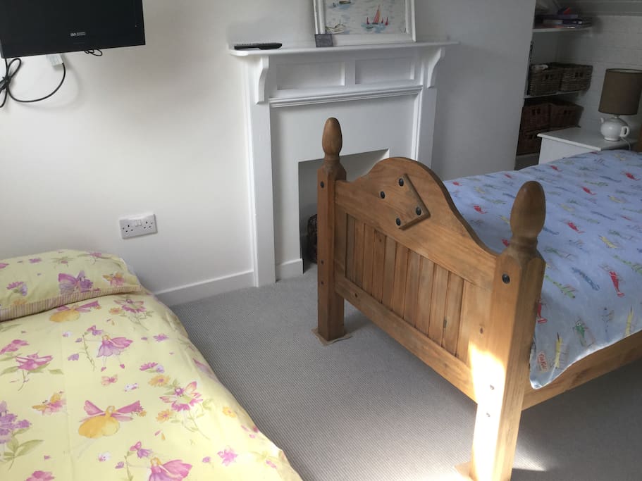 Single room with fold away bed in place, single rate plus £15 per night.