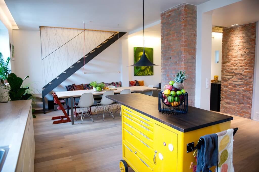 View from the kitchen, first floor.