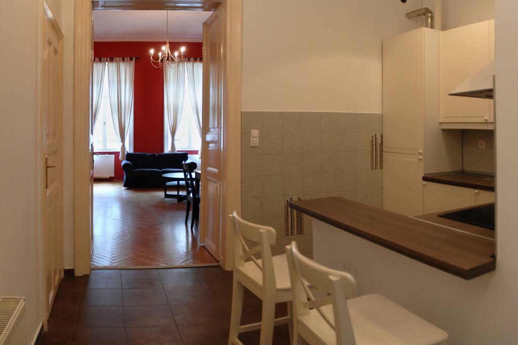 Entrance and Kitchen