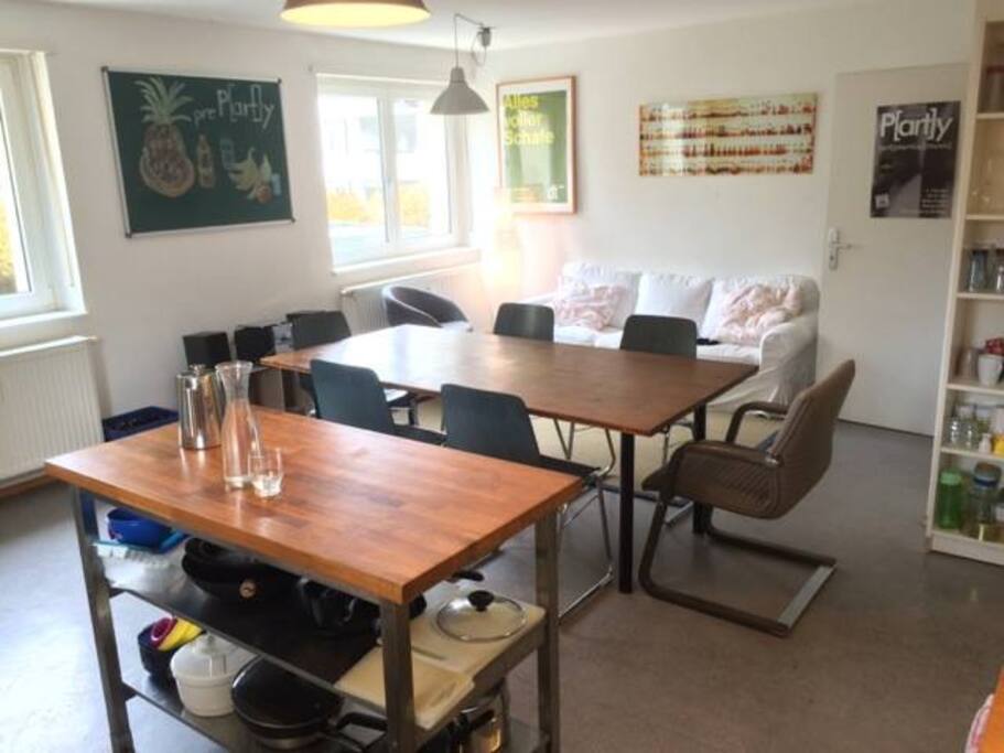 Kitchen and living Room