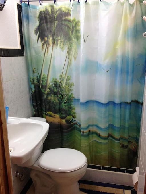 Private bathroom in the first bedroom