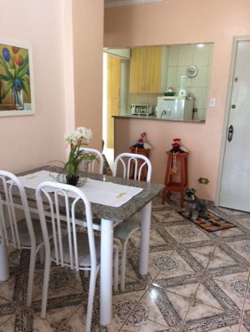 Sala de jantar em detalhe