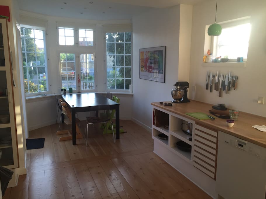 Kitchen with dining space