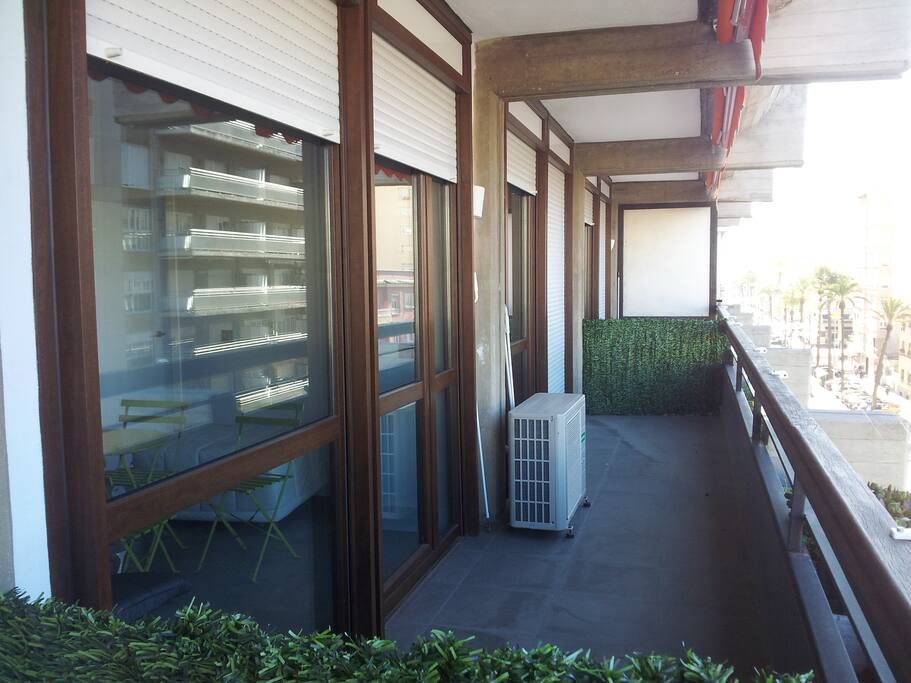 Terraza techada
