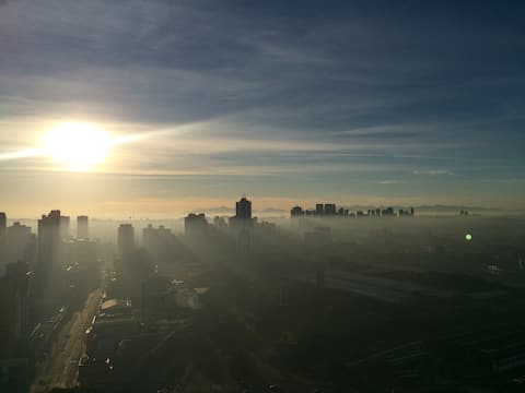 Studio luxurious 29th floor view to Serra do Mar