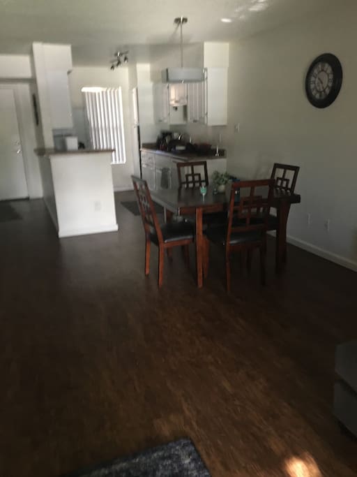 Kitchen and dining room