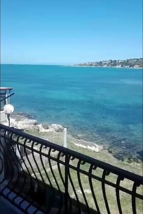 Veduta dal balcone