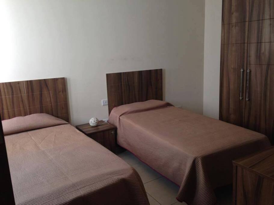 two single beds