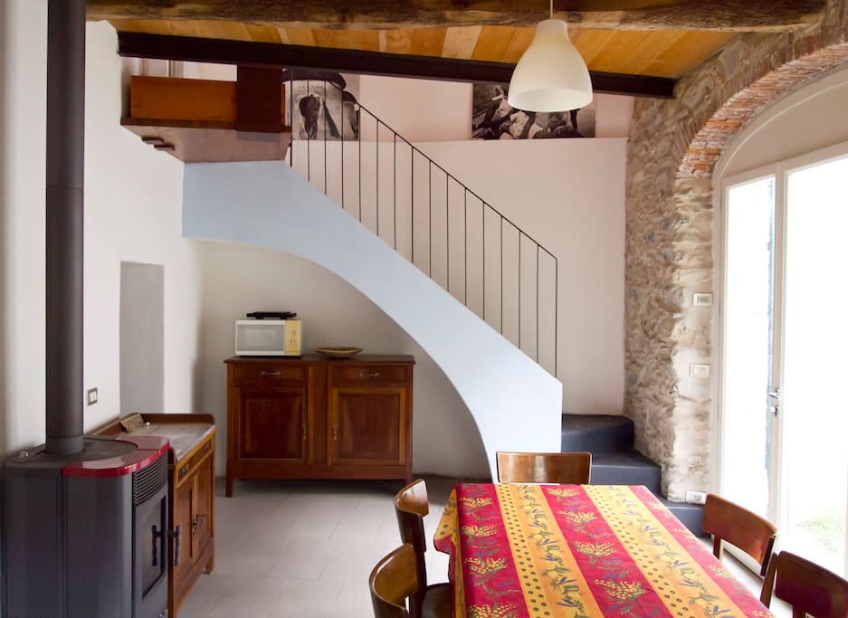 la cucina al piano terra