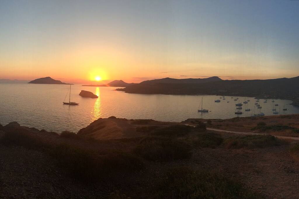 One of the best sunset in the world from Poseidon Temple
