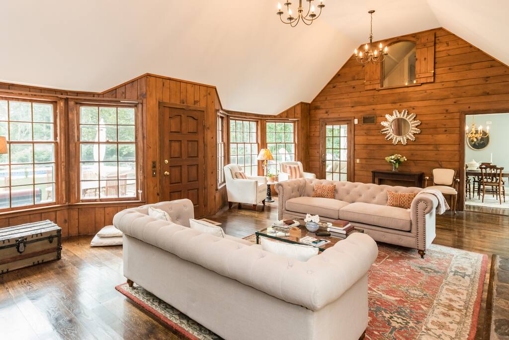 Cathedral Ceilings; 10 Floor to Ceiling Windows