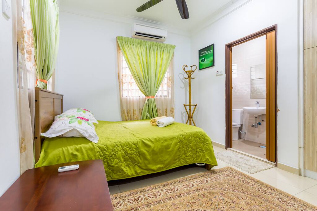 This is the exact look of the room. The bed and cupboard are all the same.