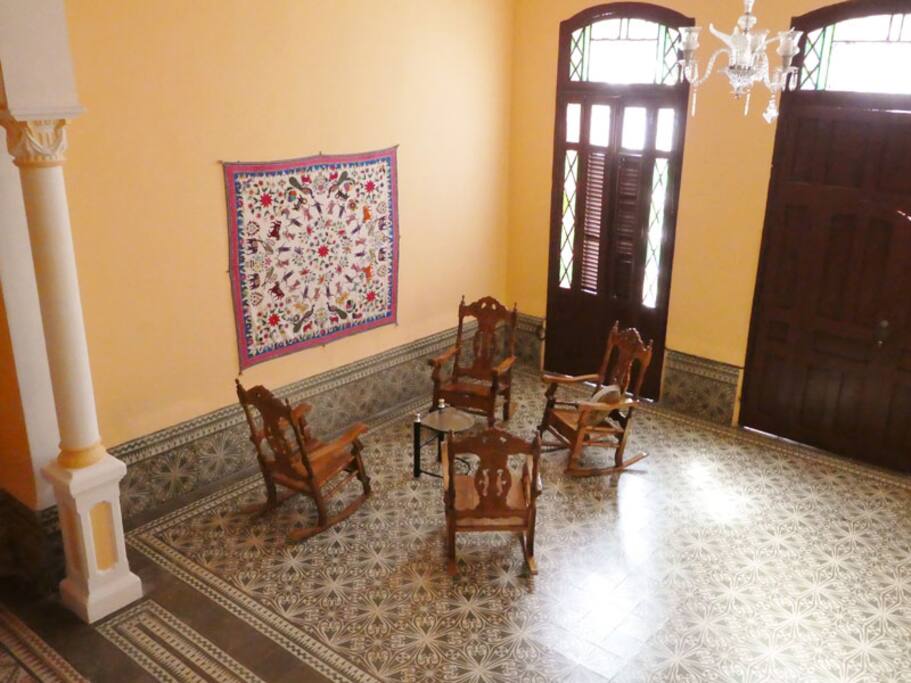 Relax with cocktails or a chat in our Salon area