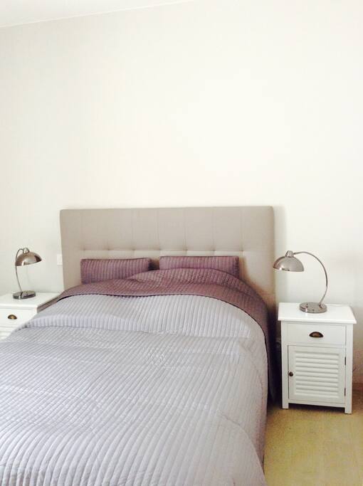 Bedroom with queen bed